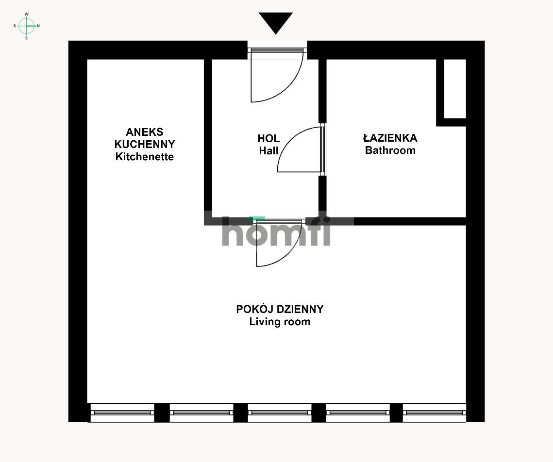 Studio z widokiem na Stare Miasto - Mieszkanie - Wynajem - Kraków, Krowodrza