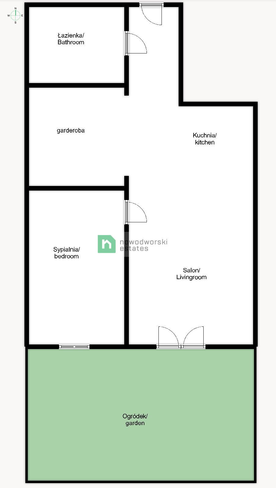 one bedroom apartment, Federowicza street, Czerwone Maki, Shell, UBS, Green Office - Квартира - Оренда - Kraków, Ruczaj