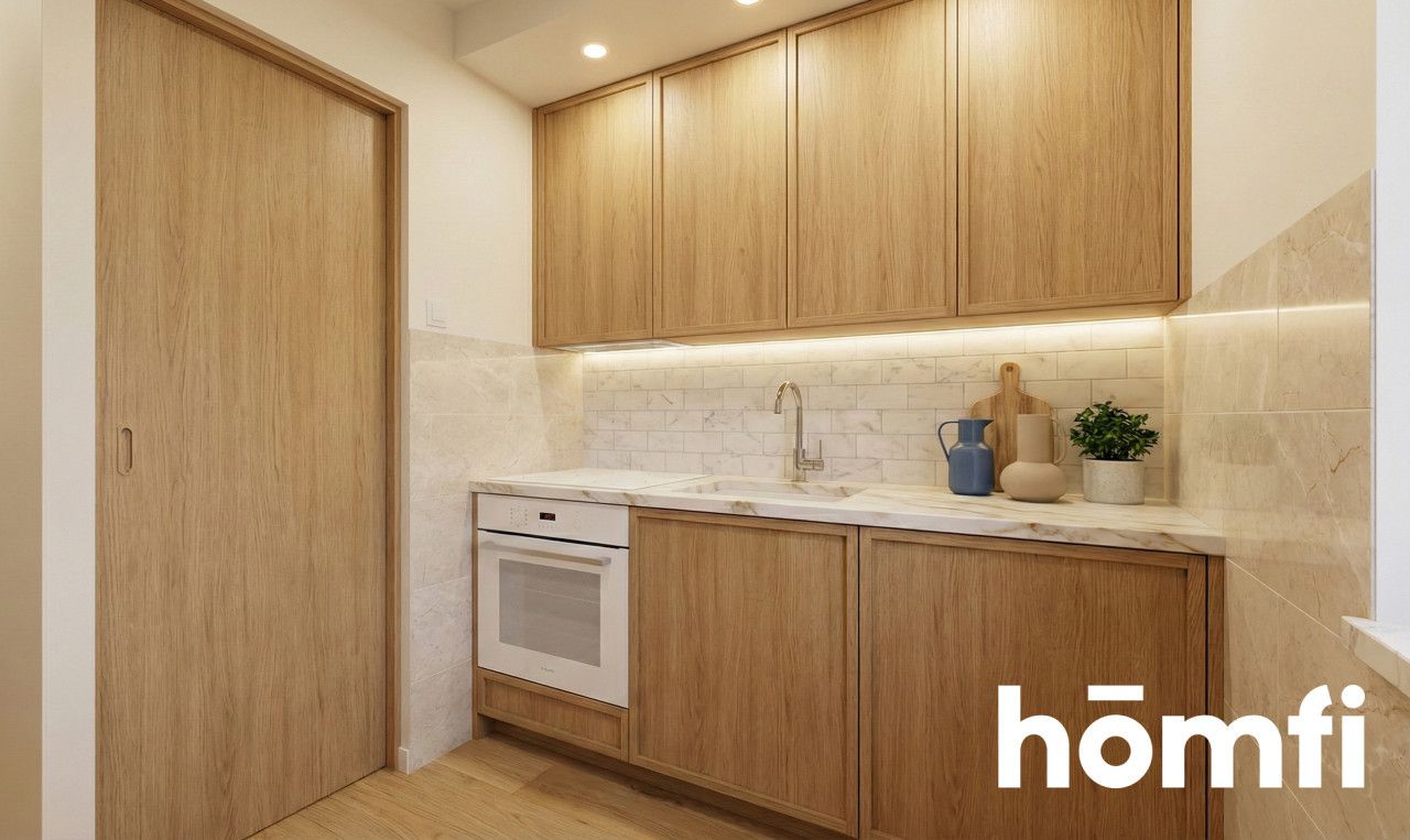 APARTMENT WITH GREAT POTENTIAL | 43.43 SQM | 3.4 M HIGH CEILINGS | 5 MINUTES FROM MANUFAKTURA - Apartment - Sale - Łódź, Bałuty