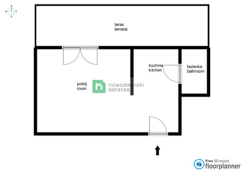30 m² Apartment with Terrace and Underground Parking in Prestigious Bronowice Development - Квартира - Оренда - Kraków, Krowodrza / Bronowice