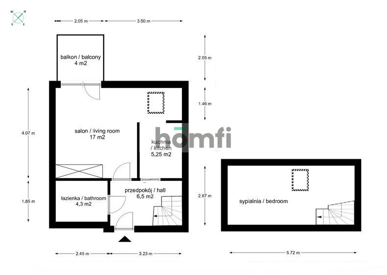 Newly renovated | with balcony | ready to move in - Квартира - Оренда - Kraków, Podgórze / Bieżanów