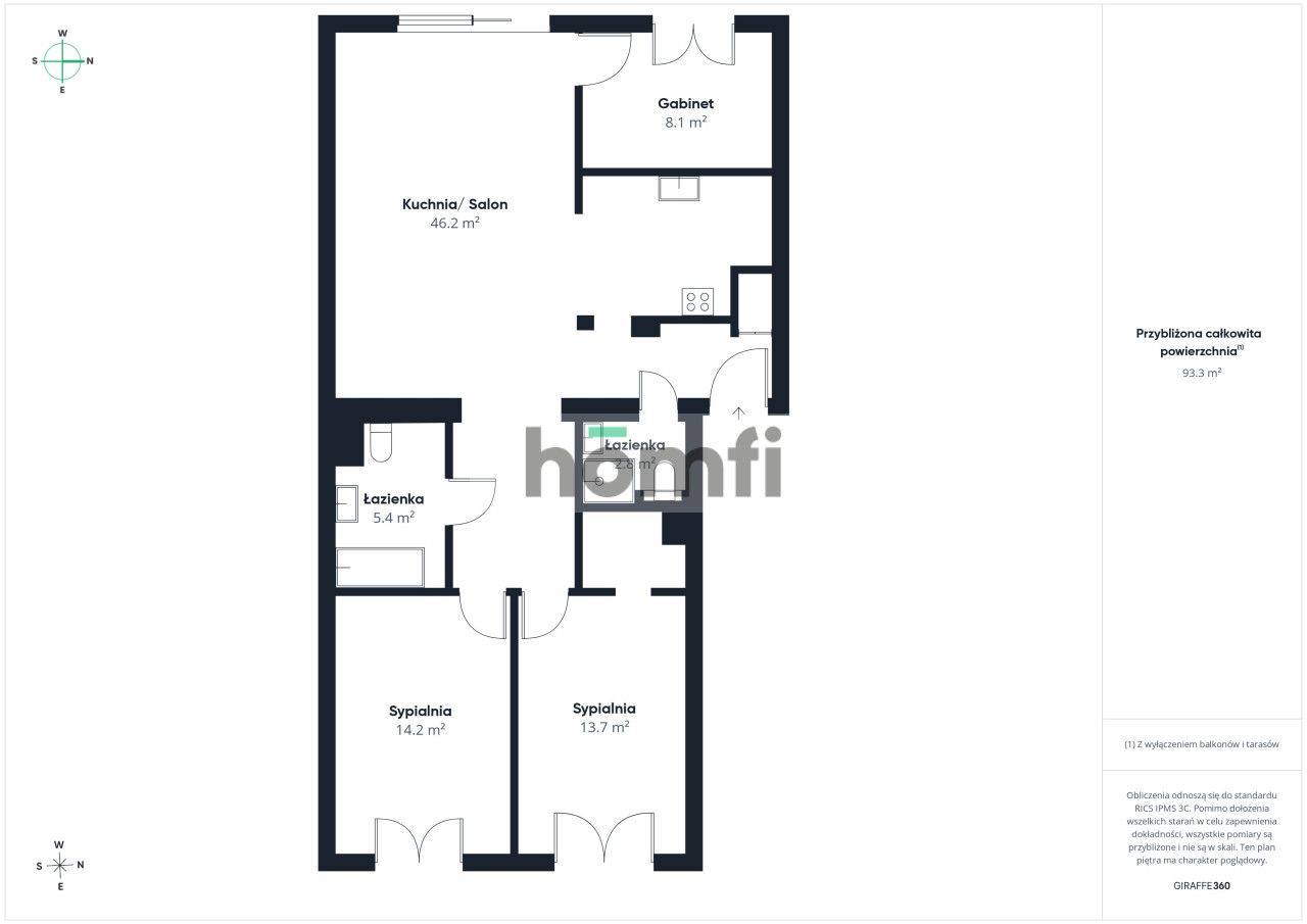 Comfortable 3-bedroom apartment with a terrace and a garden right next to the Eastern Park - Квартира - Оренда - Wrocław, Krzyki