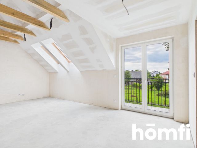 Nowe 4-pok. | 99 m² + 47 m² poddasza | duży ogródek | miejsce parkingowe | 12 km od Krakowa - Mieszkanie - Sprzedaż - Krakowski, Czernichów / Rybna