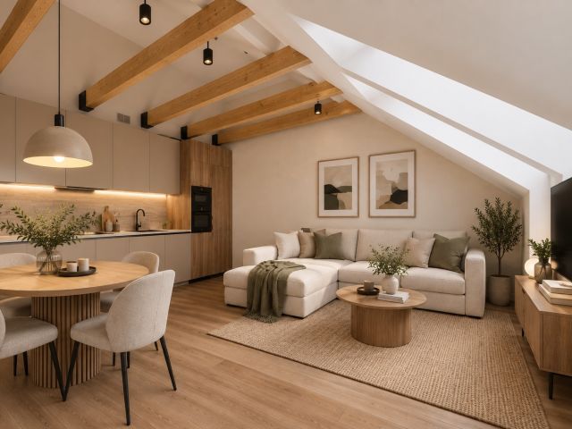 New 4-room | 99 m² + 47 m² attic | large garden | parking space | 12 km from Krakow - Apartment - Sale - Krakowski, Czernichów / Rybna