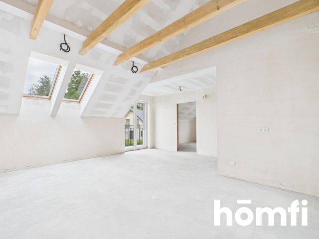 Nowe 4-pok. | 99 m² + 47 m² poddasza | duży ogródek | miejsce parkingowe | 12 km od Krakowa - Mieszkanie - Sprzedaż - Krakowski, Czernichów / Rybna