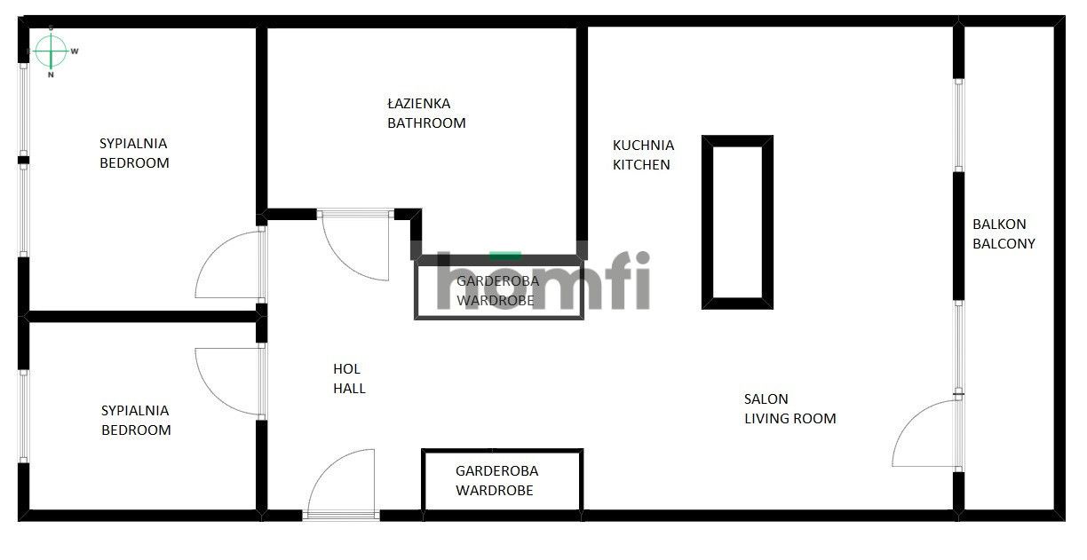 81m2 apartment for sale, Łokietka Street, Krakow - Apartment - Sale - Kraków, Krowodrza