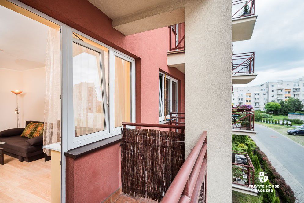 Comfortable, fully furnished two rooms apartment with a balcony - Apartment - Rent - Kraków, Nowa Huta / Oświecenia