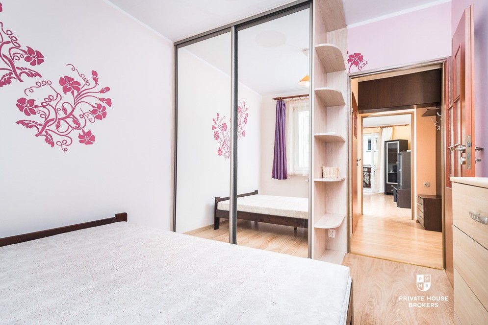 Comfortable, fully furnished two rooms apartment with a balcony - Apartment - Rent - Kraków, Nowa Huta / Oświecenia