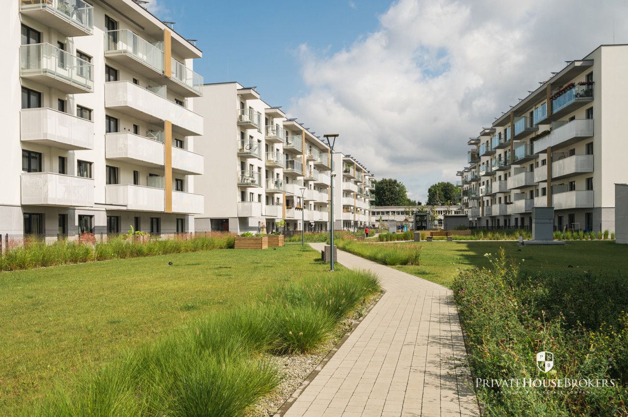 Modern 2 room apartment right next to the Bagry reservoir, Płaszów, 2024 development - Apartment - Rent - Kraków, Podgórze / Płaszów