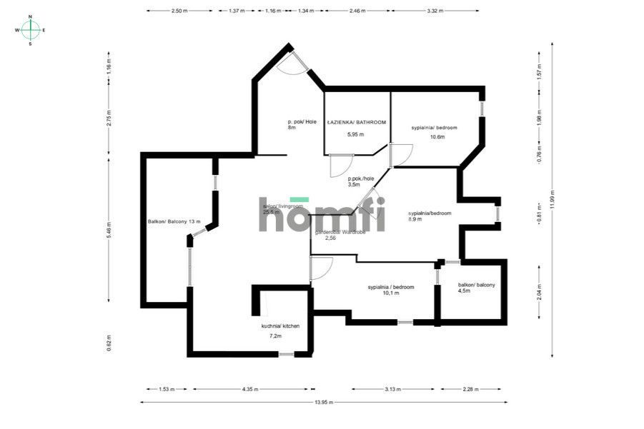 2 ROOMS | BALCONY | AIR CONDITIONING | PARKING - Apartment - Sale - Wrocławski, Kobierzyce / Wysoka