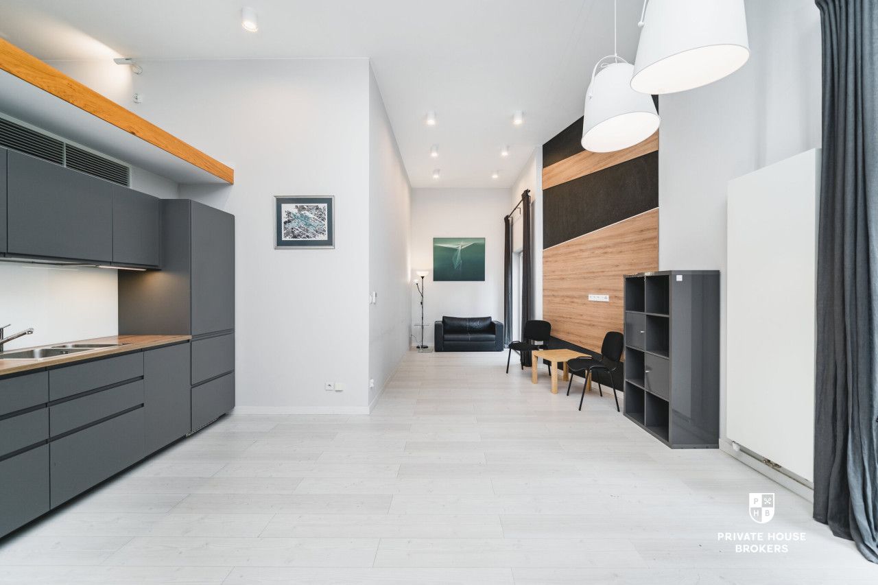 Unique apartment with garden and mezzaine in the heart of Zabłocie district | parking place in garage - Apartment - Sale - Kraków, Zabłocie