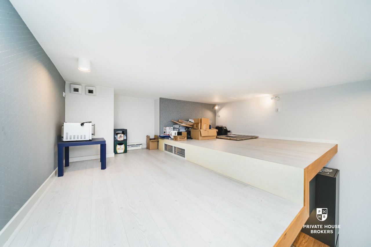 Unique apartment with garden and mezzaine in the heart of Zabłocie district | parking place in garage - Apartment - Sale - Kraków, Zabłocie