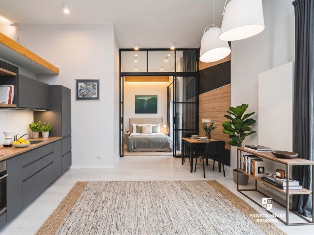 Unique apartment with garden and mezzaine in the heart of Zabłocie district | parking place in garage - Apartment - Sale - Kraków, Zabłocie