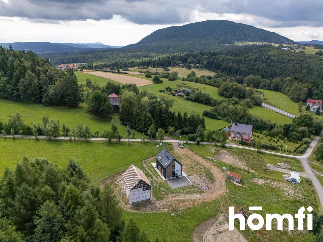 Nowoczesny dom 100 m² Pompa ciepła, fotowoltaika, klimatyzacja - Dom - Sprzedaż - Nowosądecki, Grybów / Gródek