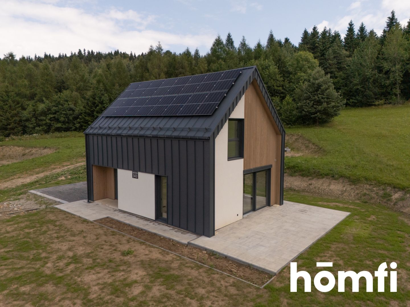 Nowoczesny dom 100 m² Pompa ciepła, fotowoltaika, klimatyzacja - Dom - Sprzedaż - Nowosądecki, Grybów / Gródek