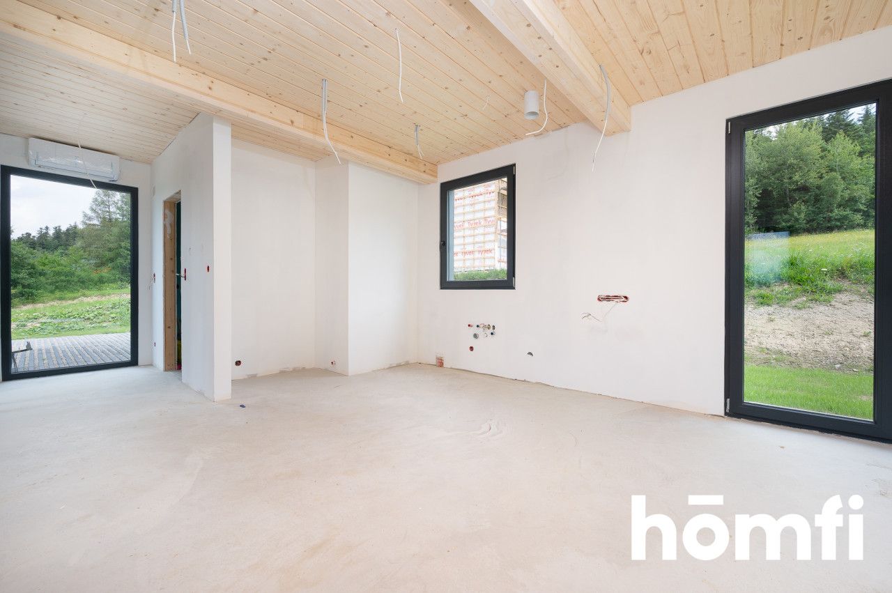 Nowoczesny dom 100 m² Pompa ciepła, fotowoltaika, klimatyzacja - Dom - Sprzedaż - Nowosądecki, Grybów / Gródek