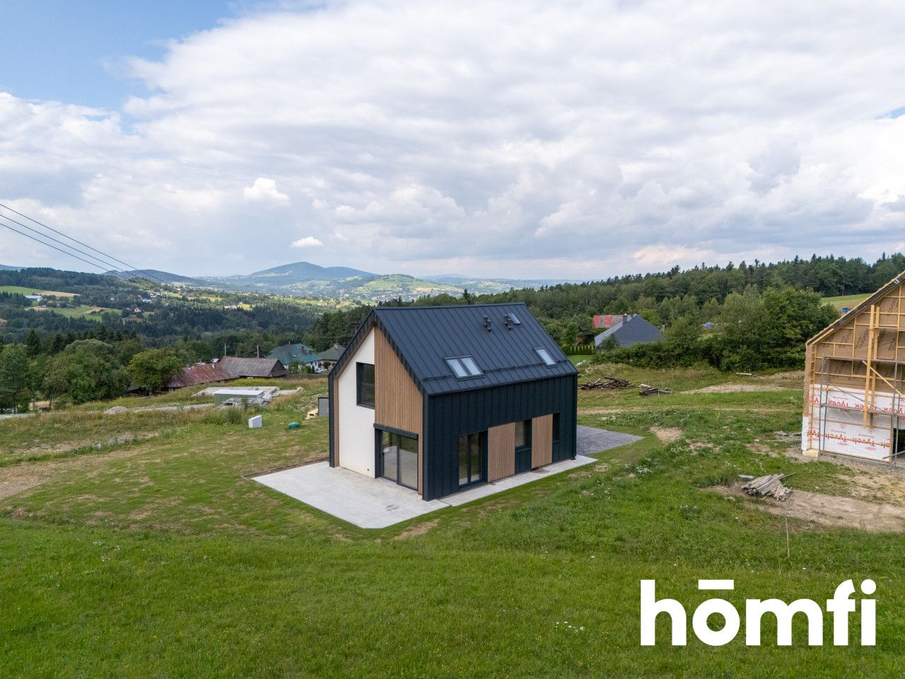 Nowoczesny dom 100 m² Pompa ciepła, fotowoltaika, klimatyzacja - Dom - Sprzedaż - Nowosądecki, Grybów / Gródek