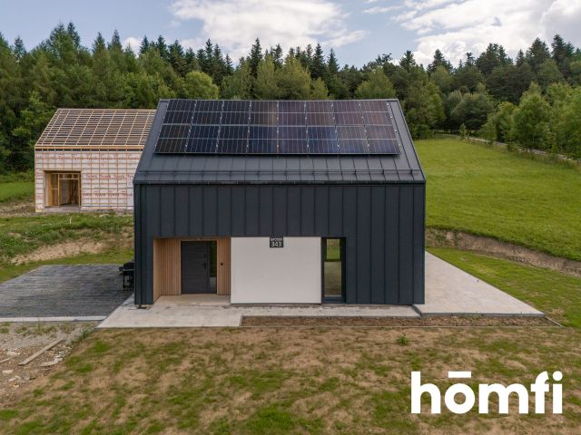 Nowoczesny dom 100 m² Pompa ciepła, fotowoltaika, klimatyzacja - Dom - Sprzedaż - Nowosądecki, Grybów / Gródek