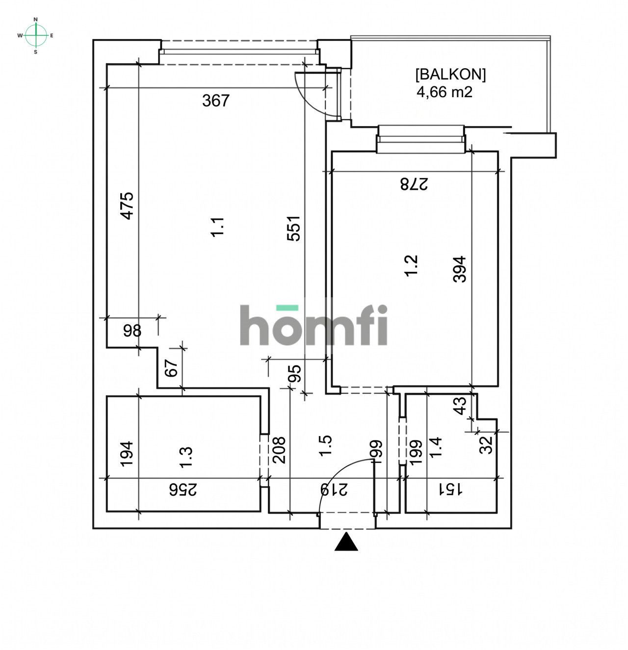 2 rooms flat for rent – Pachońskiego St. - Apartment - Rent - Kraków, Krowodrza / Prądnik Biały