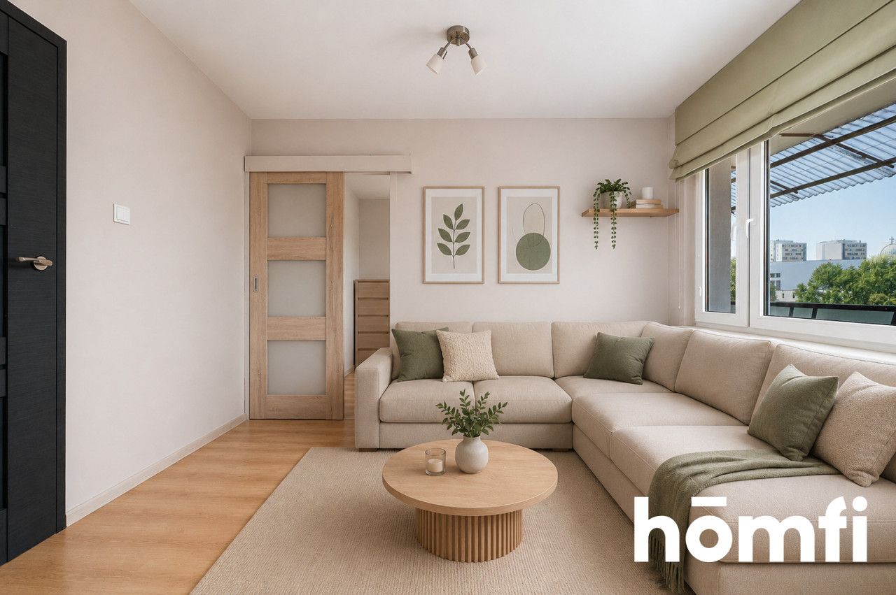 3 pok. mieszkanie, widok na zieleń, duży balkon - Mieszkanie - Sprzedaż - Kraków, Nowa Huta / Czyżyny