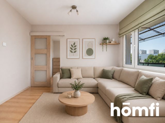 3 pok. mieszkanie, widok na zieleń, duży balkon - Mieszkanie - Sprzedaż - Kraków, Nowa Huta / Czyżyny