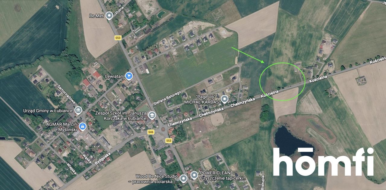 Two Building Plots Near the Łubianka Border – Building Conditions - Ділянка - Продаж - Toruński, Łubianka / Biskupice