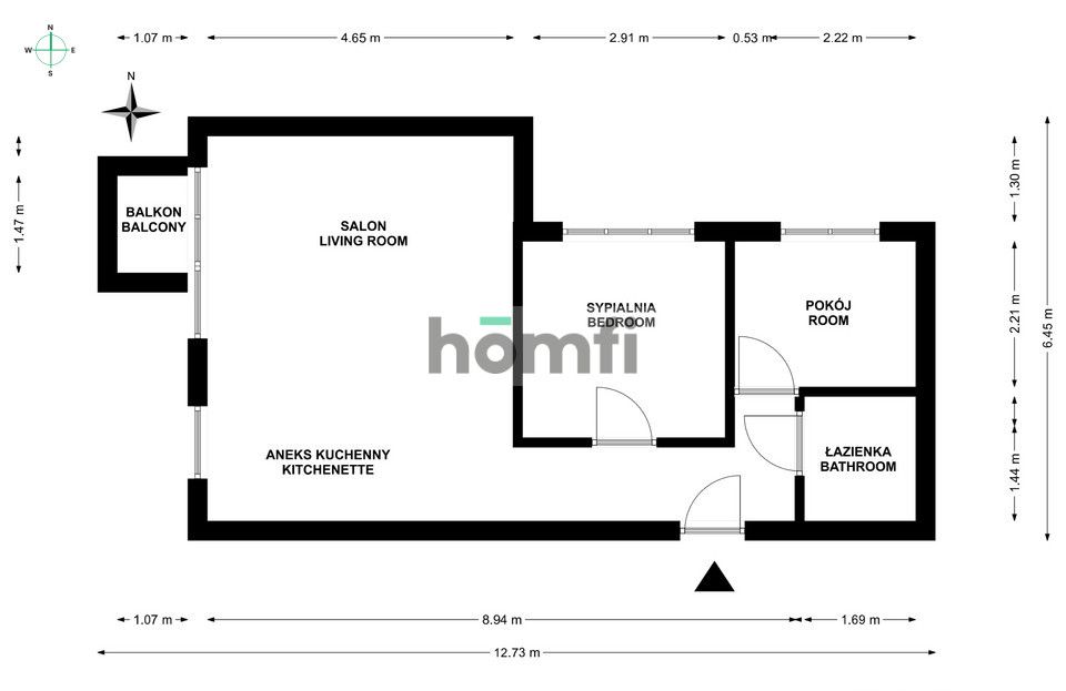 3 rooms/ 3-Room Apartment after Full Renovation/ City Skyline / os. Piastów/ Mistrzejowice - Квартира - Продаж - Kraków, Nowa Huta / Mistrzejowice