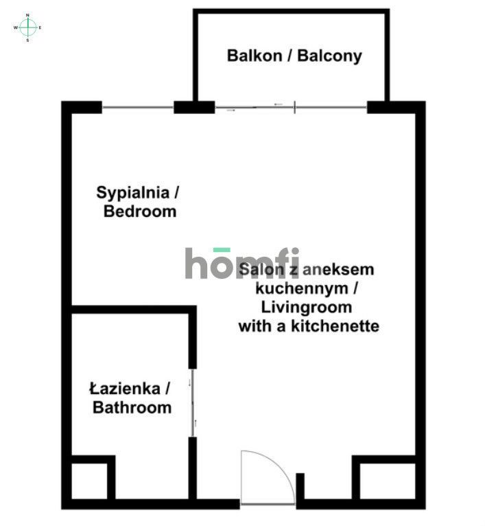Stylish premium studio - Chlebova: gym, terrace - Квартира - Оренда - Gdańsk, Śródmieście