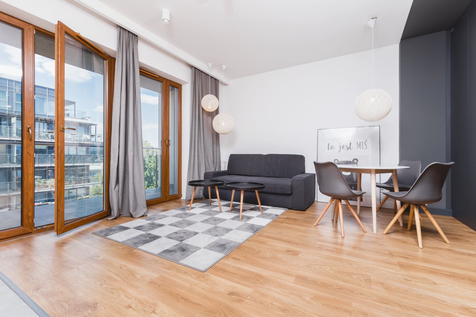 Air-conditioned stylish studio in "Wiślane Tarasy" - Apartment - Rent - Kraków, Śródmieście / Grzegórzki