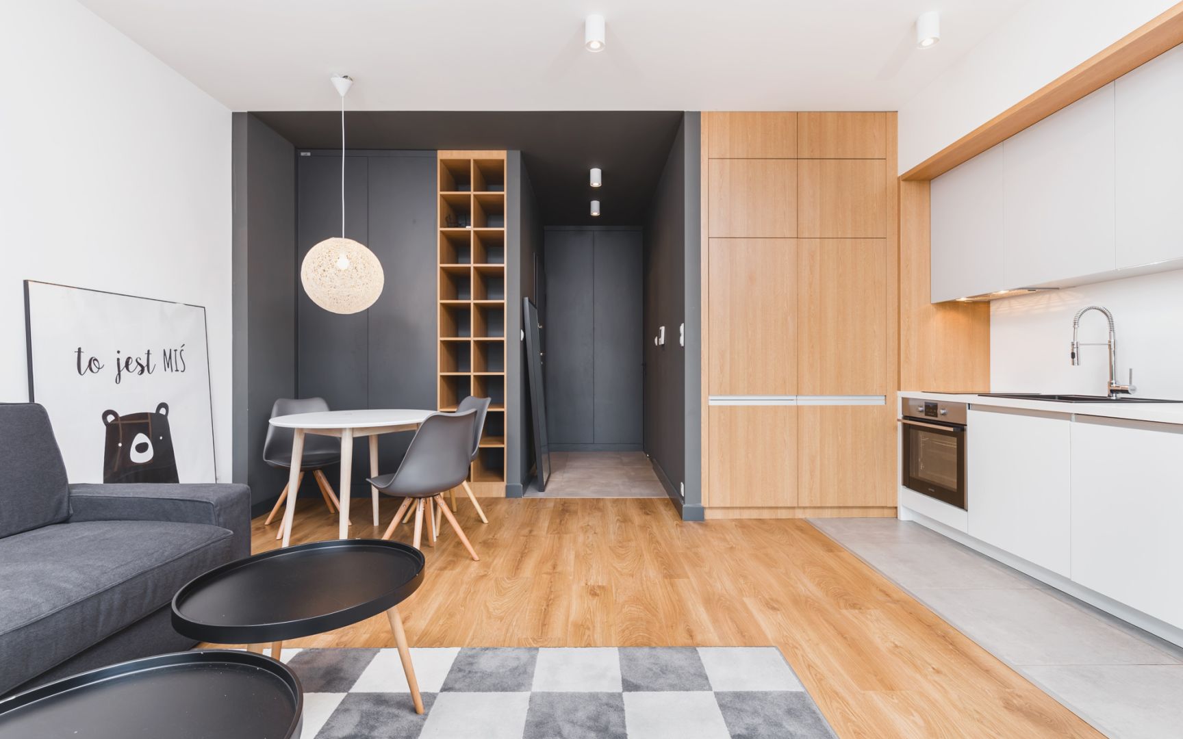 Air-conditioned stylish studio in "Wiślane Tarasy" - Apartment - Rent - Kraków, Śródmieście / Grzegórzki