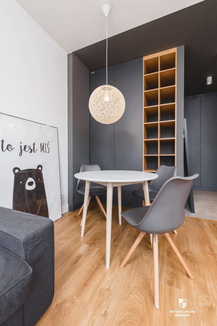 Klimatyzowane designerskie studio Wiślane Tarasy - Mieszkanie - Wynajem - Kraków, Śródmieście / Grzegórzki
