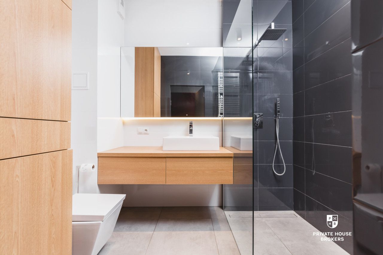 Klimatyzowane designerskie studio Wiślane Tarasy - Mieszkanie - Wynajem - Kraków, Śródmieście / Grzegórzki