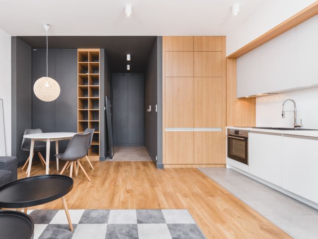 Air-conditioned stylish studio in "Wiślane Tarasy" - Apartment - Rent - Kraków, Śródmieście / Grzegórzki