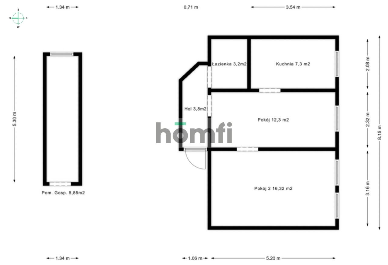 Wilda | Commercial Unit 42.92 m² | PLN 220,000 - Commercial premises - Sale - Poznań, Wilda