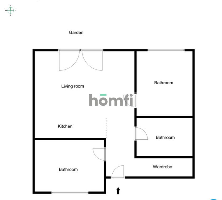 Two-Bedroom Apartment with a Private Garden, Air Conditioning and Parking on the Border of Kraków and Zielonki - Квартира - Продаж - Krakowski, Zielonki