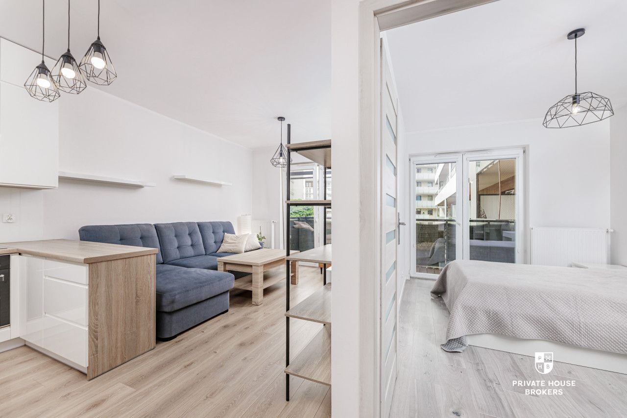 2-pokoje z balkonem i parkingiem / ul. Piękna - Apartment - Rent - Wrocław, Krzyki / Tarnogaj