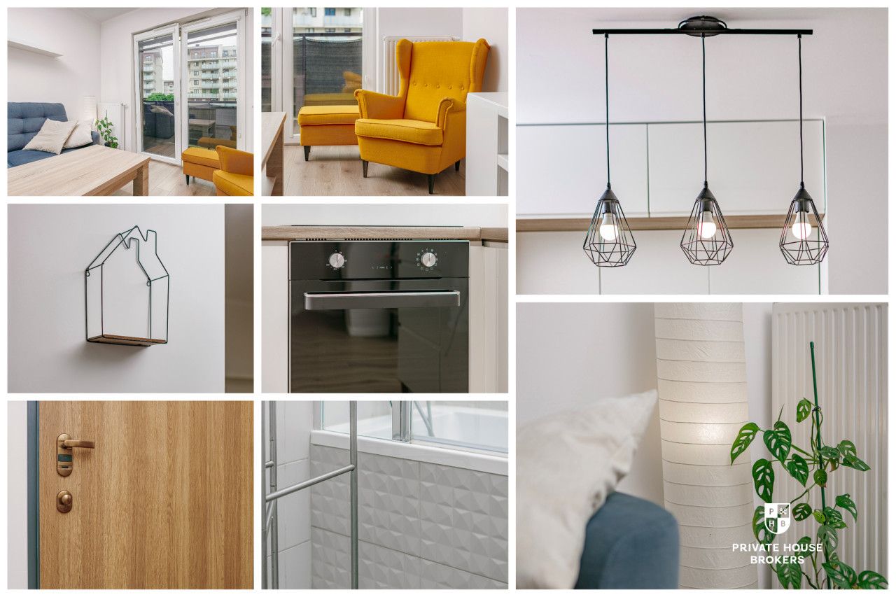2-pokoje z balkonem i parkingiem / ul. Piękna - Apartment - Rent - Wrocław, Krzyki / Tarnogaj