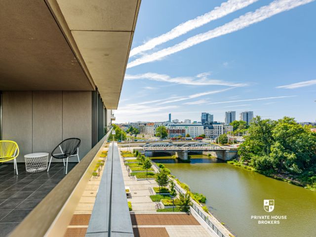 KURKOWA - TARAS Z WIDOKIEM NA RZEKĘ - Mieszkanie - Wynajem - Wrocław, Śródmieście