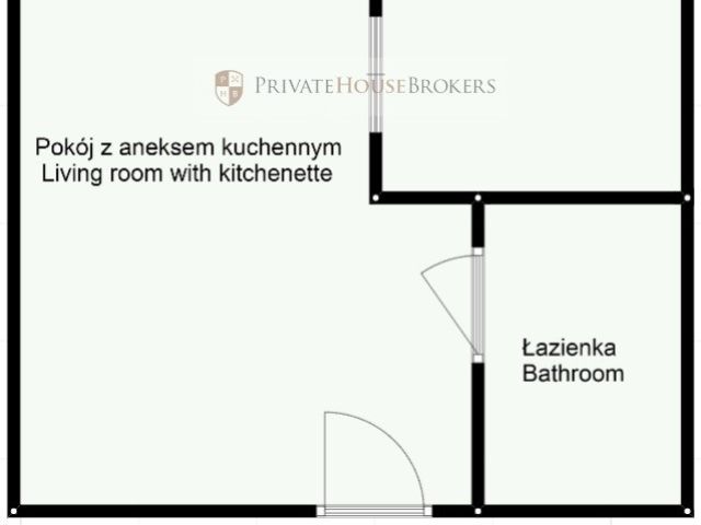 Apartment 27m2, Rakowicka street - Apartment - Rent - Kraków, Śródmieście / Stare Miasto