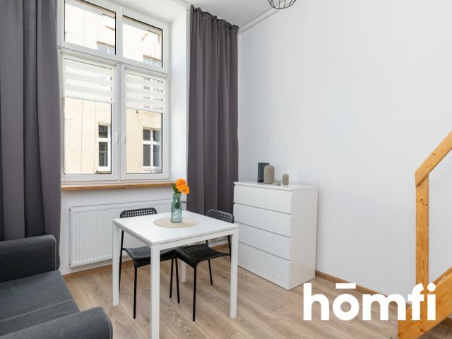 Studio Apartment near Manufaktura with a 5 m² Mezzanine - Apartment - Rent - Łódź, Polesie