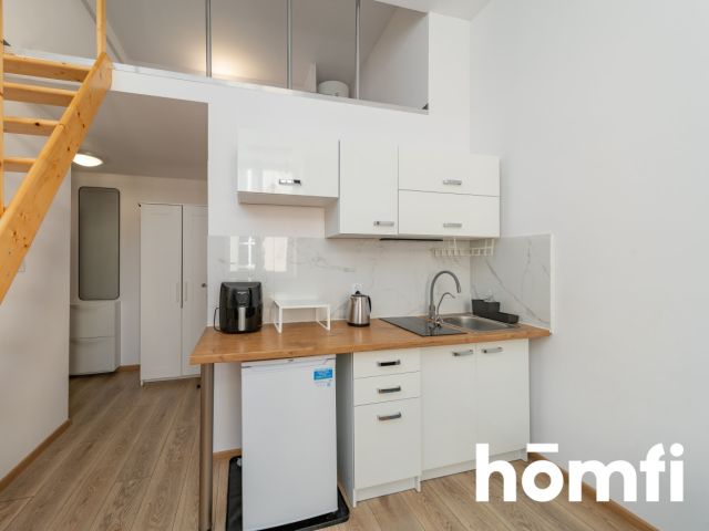 Studio Apartment near Manufaktura with a 5 m² Mezzanine - Apartment - Rent - Łódź, Polesie