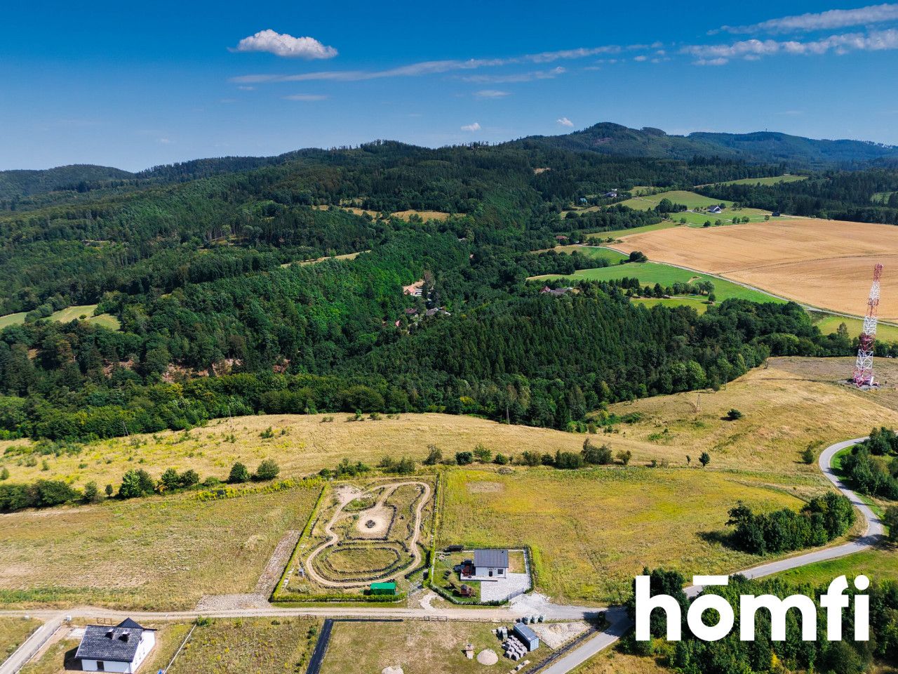 A perfectly located, scenic plot in the Kłodzko Valley. - Ділянка - Продаж - Ząbkowicki, Bardo / Dębowina