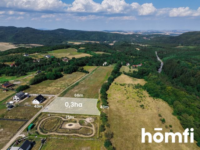 A perfectly located, scenic plot in the Kłodzko Valley. - Plot - Sale - Ząbkowicki, Bardo / Dębowina