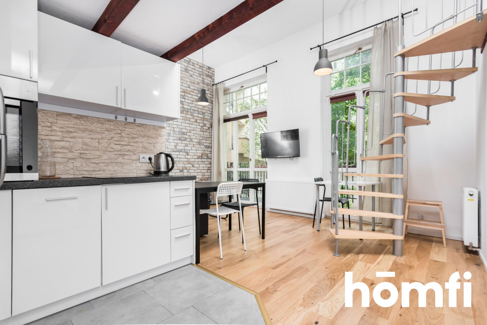 Cozy two-room apartment + mezzanine - Old Town - Apartment - Rent - Kraków, Śródmieście / Stare Miasto