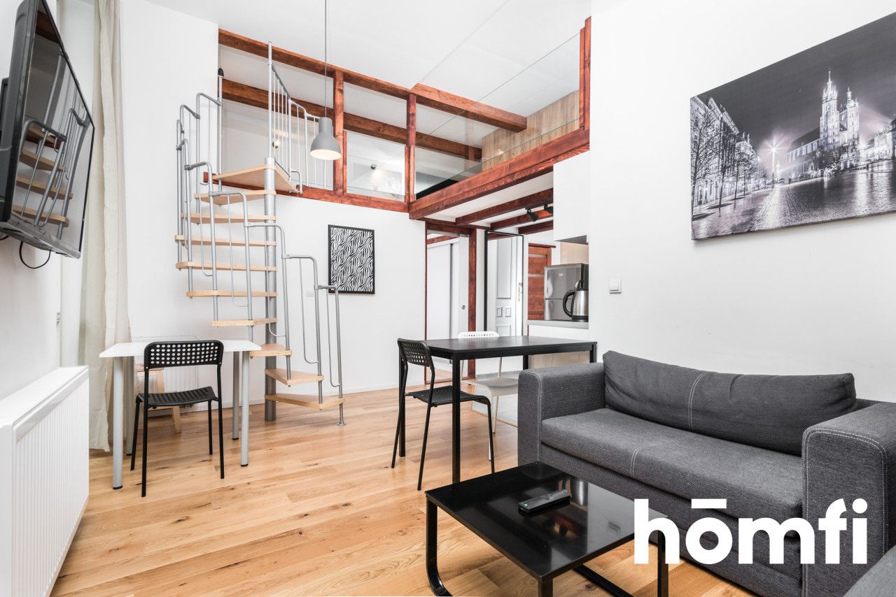 Cozy two-room apartment + mezzanine - Old Town - Apartment - Rent - Kraków, Śródmieście / Stare Miasto