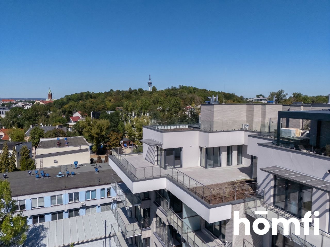 View of Wawel Castle, terraces, exclusive - Apartment - Rent - Kraków, Podgórze