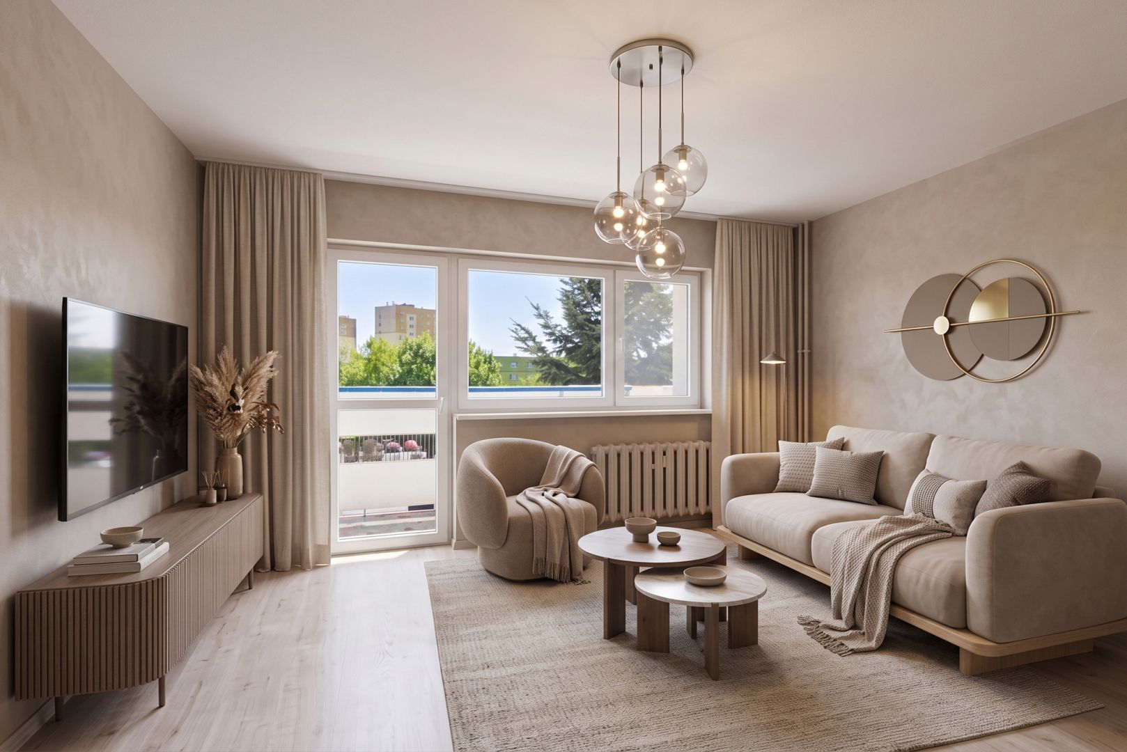3-bedroom apartment | 65.98 m² | balcony | functional layout | Chojny - Apartment - Sale - Łódź, Górna