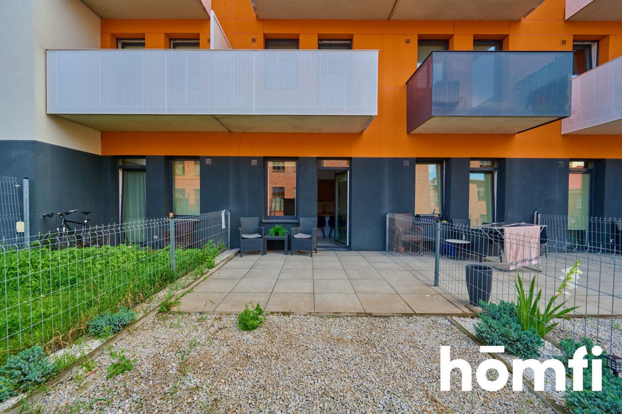 Modern studio with garden on Brzoskwiniowa street - Apartment - Rent - Wrocław, Krzyki / Tarnogaj