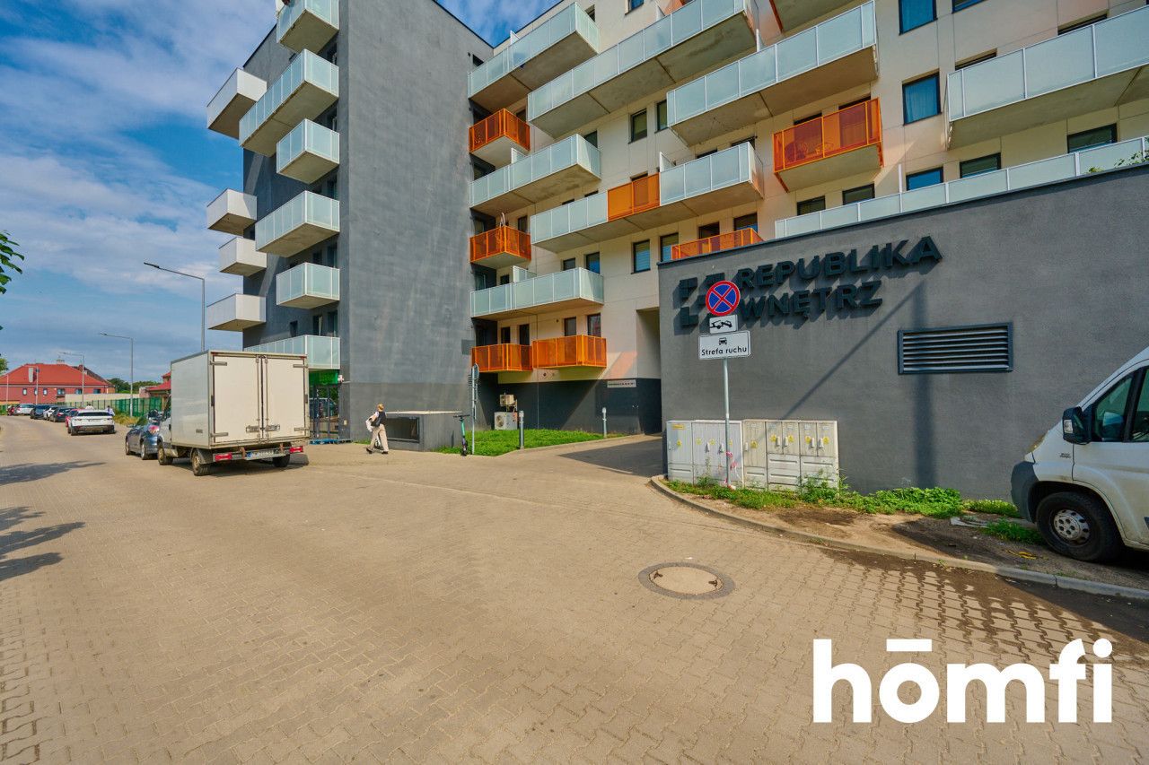 Modern studio with garden on Brzoskwiniowa street - Apartment - Rent - Wrocław, Krzyki / Tarnogaj