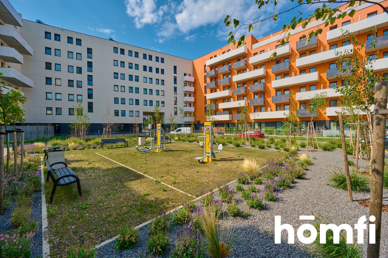 Modern studio with garden on Brzoskwiniowa street - Apartment - Rent - Wrocław, Krzyki / Tarnogaj
